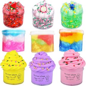 48 Packs Galaxy Slime, School Toy Party Favor for Kids Girls and Boys, Best Gift, Non-Sticky, Stress & Anxiety Relief, Super Soft Sludge Colorful Toy