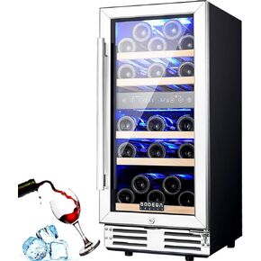 BODEGA 24 Inch Outdoor Fridge For Patio Weatherproof, Stainless Steel Commercial Back Bar Cooler Under Counter & Freestanding, Commercial Beverage Refrigerator Hold 164 Cans For Home & Commercial Use.