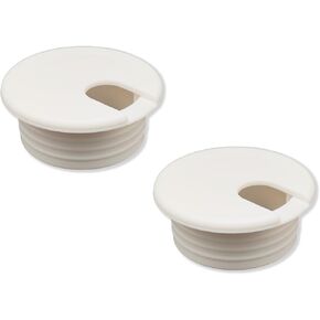 2 حزمة من حلقات سلك المكتب الأسود مقاس 1-1/2 بوصة، غطاء فتحة كابل سلك 38 مم، منظم سلك إدخال فتحة سلك المكتب للكمبيوتر والمكتب والمنزل in Kuwait