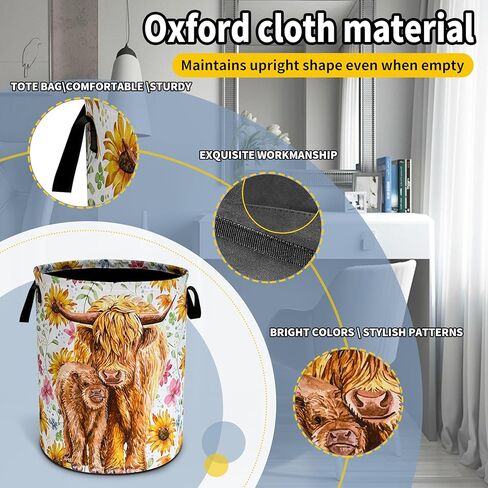 جالاكسي غابات الغسيل سلة Starry Sky Oxford Cloth Cloth Funcy Bag Laundry Starker Storage Storage Toy Organizer للحمام/غرفة النوم/غرفة نوم 18.9x16.5 بوصة in Kuwait