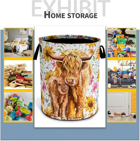 جالاكسي غابات الغسيل سلة Starry Sky Oxford Cloth Cloth Funcy Bag Laundry Starker Storage Storage Toy Organizer للحمام/غرفة النوم/غرفة نوم 18.9x16.5 بوصة in Kuwait