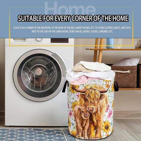 جالاكسي غابات الغسيل سلة Starry Sky Oxford Cloth Cloth Funcy Bag Laundry Starker Storage Storage Toy Organizer للحمام/غرفة النوم/غرفة نوم 18.9x16.5 بوصة in Kuwait