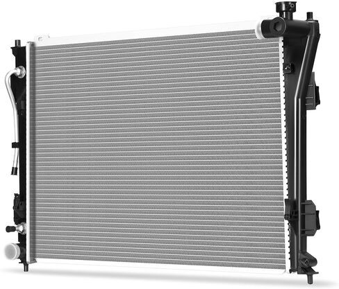 مشعاع DWVO مشعاع كامل متوافق مع 2001-2006 Hyundai Elantra، متوافق مع 2003-2008 Hyundai Tiburon 2.0L 2.7L L4 V6 DWRD1007 in Kuwait