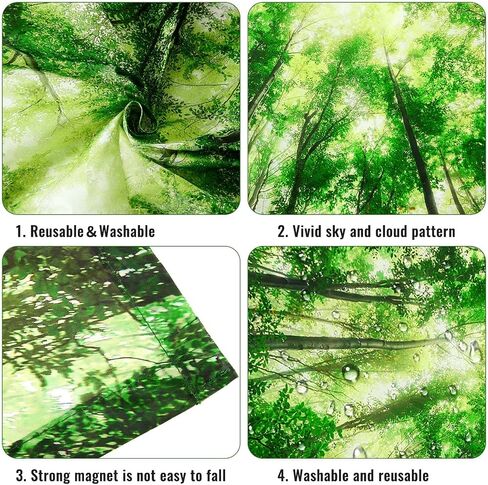 12 Pcs Classroom Fluorescent Light Covers Bulk, Seasons Forest in Saudi Arabia