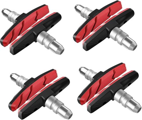 AGPTEK Bike Brake Pads, V-Brake Pads, 70mm Brake Blocks Set for Front and Back Wheel, Mountain Bicycle Disc Brakes, No Noise No Skid in Saudi Arabia