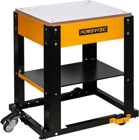 POWERTEC Tool Stand with Wheels, Casters & Melamine MDF Table Top, Power Tool Stand for Miter Saw, Drill Press, Belt Sander, Bench Grinder, Band Saw, Scroll Saw, Planer (UT1008V) in Saudi Arabia