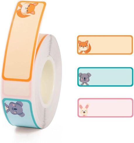 160 Pcs D110/D11/D101 Label Maker Tape Clear Address Labels Name File Folder Waterproof Sticker Labels for Daycare, School, Travel, Baby Bottles, Clothes, Lunch Boxes and Cups, School Supplies in Saudi Arabia