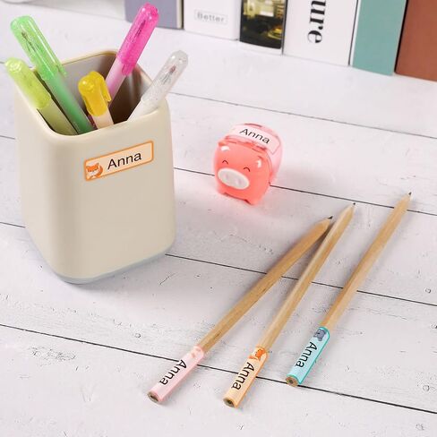 160 Pcs D110/D11/D101 Label Maker Tape Clear Address Labels Name File Folder Waterproof Sticker Labels for Daycare, School, Travel, Baby Bottles, Clothes, Lunch Boxes and Cups, School Supplies in Saudi Arabia