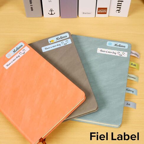160 Pcs D110/D11/D101 Label Maker Tape Clear Address Labels Name File Folder Waterproof Sticker Labels for Daycare, School, Travel, Baby Bottles, Clothes, Lunch Boxes and Cups, School Supplies in Saudi Arabia