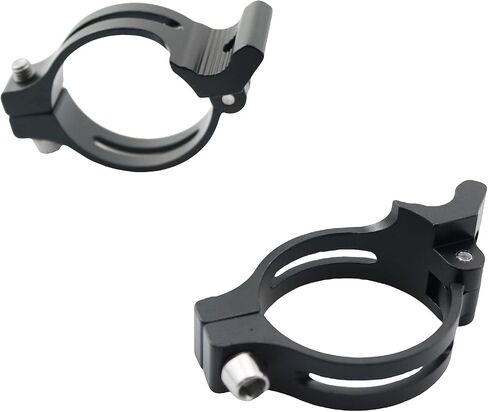 TAODAN 2PCS Bicycle Front Derailleur Clamp Ring 34.9mm Aluminium Alloy Front Derailleur Clamp Straight Locking Type Conversion Clamp Ring Type for Mountain Bike Dirt Bike Road Bike BMX in Saudi Arabia