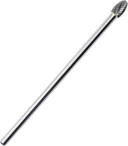 SE-5L6 Tungsten Carbide Burr Lengthened Rotary File Oval Egg Shape Double Cut with 1/4''Shank for Die Grinder Drill Bit in Saudi Arabia