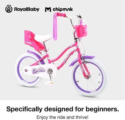 RoyalBaby Chipmunk Kids Bike Toddlers 12 14 16 18 Inch Wheel Bicycle Beginners Boys Girls Ages 3-11 Years, Multiple Color Options in Saudi Arabia
