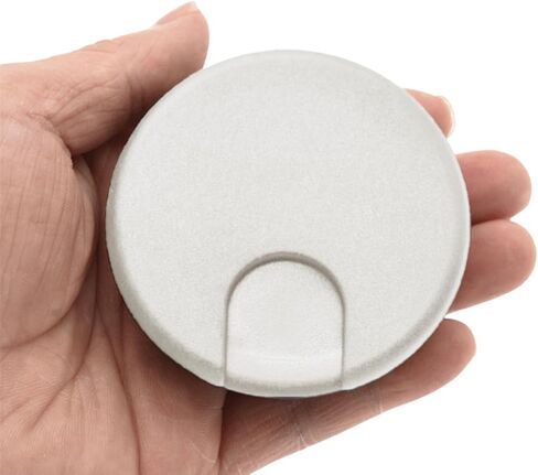 2 حزمة من حلقات سلك المكتب الأسود مقاس 1-1/2 بوصة، غطاء فتحة كابل سلك 38 مم، منظم سلك إدخال فتحة سلك المكتب للكمبيوتر والمكتب والمنزل in Kuwait