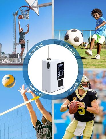 Electric Ball Pump, Portable Sports Air Pump Inflation and Deflation, Ball Pump for Sports Balls, Basketball Pump with Needle, Automatic Ball Pump for Soccer, Basketball, Volleyball, Rugby Ball in Saudi Arabia