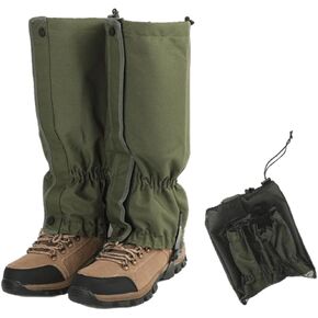 Gardening Waterproof Leg Gaiters for Hiking Hunting,Suitable Shoe Cover with Foot Strap, Adjustable Snow Boot for Walking Mountaineering