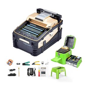 Signal fire New Model AI-9 Fusion Splicing Six Motor Core Alignment Fiber Fusion Splicer Automatic FTTH Fiber Optical Welding Splicing 5S Heating 15S