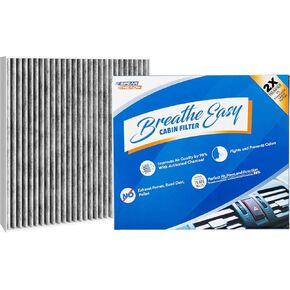 Spearhead Odor Defense Breathe Easy AC & Heater Cabin Filter | Fits 2017-23 Pacifica, 2020-23 Voyager Like OEM | Up to 25% Longer Lasting w/Activated Carbon (BE-283)