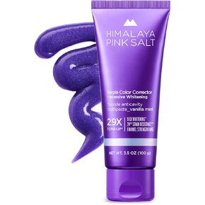 Purple Color Corrector Whitening Toothpaste, 3.5oz - Tone Up Toothpaste with Fluoride, Plaque Remover for Teeth, Purple Toothpaste for Teeth Whitening, Vanilla Mint
