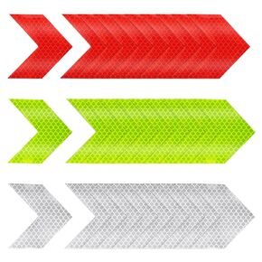 Molain 30Pcs Warning Reflective Stickers, 3 Colors Safety Reflective Sticker Night Visibility Waterproof Reflector Sticker Reflective Tape Sticker for Vehicle, Bicycles, Motorcycles, Clothing(Star)