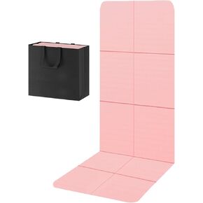 Yoga Mat for Travel, Non-Slip Yoga Mat, Exercise Mat 1/4" Thick Yoga Mat Foldable, Perfect for Pilates, Outdoor & Travel, TPE Anti-Slip Yoga Mat with Carry Bag