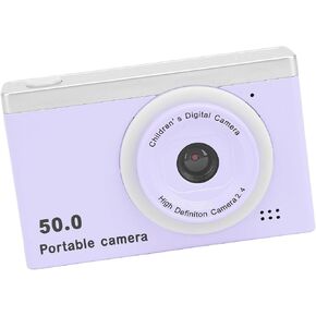 1080P HD Digital Camera for Photography, 8X Zoom Dual Lens Camera with 2.4 Inch Screen, 50MP Portable Video Camera Camcorder with Filter for Selfie Vlogging (P Ink)