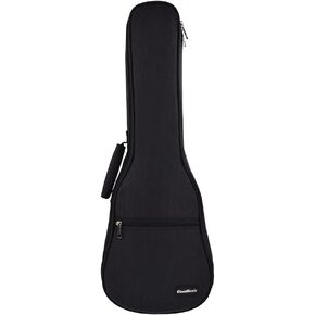 CLOUDMUSIC Ukulele Case Gig Bag Padded Backpack For Soprano 21" Inch(soprano,Green Monstera)