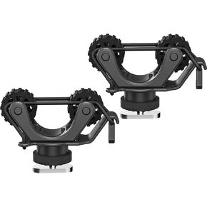 2 PCS Kayak Paddle Holder Kayak Track Mount Accessories for Holding Standard Paddle, Kayak Oar Holder Kayak Rail Accessories for Fishing Kayak