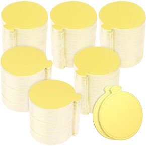 600 PCS 3.5 inch Mini Cake Boards, Premium Round Silvery Mousse Cake Boards, Versatile Cupcake Bases & Dessert Displays, Perfect for Parties and Special Occasions