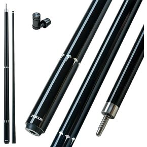 ZOKUE Carbon Fiber Pool Cue Stick with 2 Shafts Low Deflection Full Carbon Technology 1/2 Split Billiards Pool Stick Set with 10.5/11.5/12.17mm Tip in Kuwait