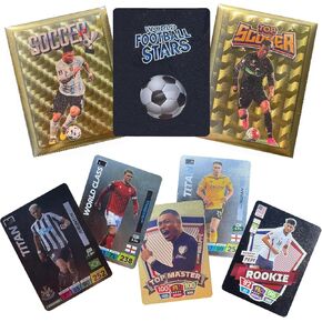 2024 Euro Soccer Cards - 33 Unique Greatest Soccer Player Cards Fun for The Whole Family Each Pack Contains Different Soccer Cards to Create Unforgettable Moments - Pack of 3