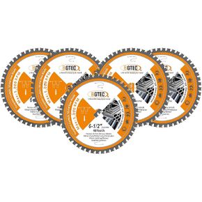 شفرة المنشار الدائرية TCT - تقطيع المعادن DICs 6-1/2 "مع 4/5" Arbor ، 48T Tungsten كربيد الشفرة الدائرية الدائرية لصالح الفولاذ المقاوم للصدأ من الحديد المعدني BGTEC in Kuwait