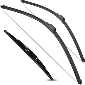 24 14 9.5 Inch Wipers for Chevrolet Chevy Spark 2016 2017 2018 2019 2020 2021 2022, OEM Quality Accessories Include Front Windshield Wipers and Rear Wiper Blade Featured Easy to Install
