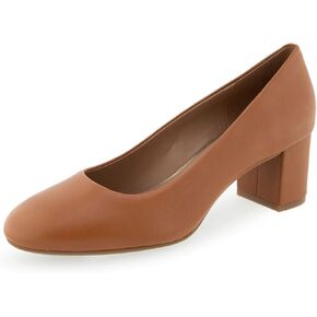 Aerosoles Women's EBEL Pump, Tan Leather, 9 Wide