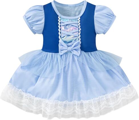 Yruiz Little Baby Girl Halloween Princess Costume Dress Fancy Party Dress Up Outfit Birthday Clothes in Kuwait