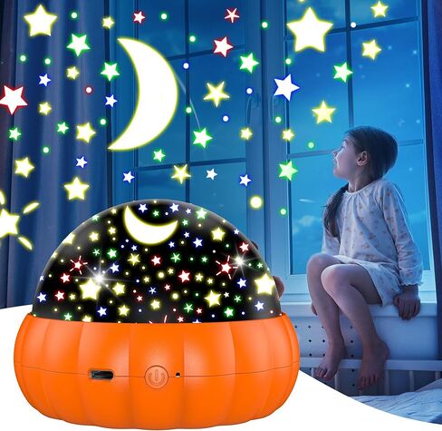 Star Projector Night Light for Kids, 360 Degree Rotating Starry Projector Lamp, 15 Colors Mode, Gifts for 2-12 Year Old Girls Boys for Nursery Bedroom(White) in Kuwait
