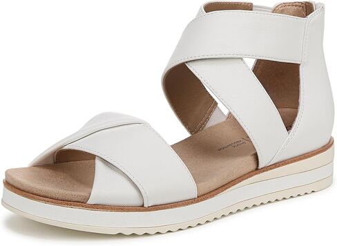 LifeStride Womens Zoom Sandal Platino Gold Metallic 7.5 W in Saudi Arabia