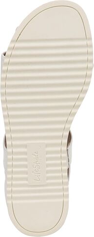 LifeStride Womens Zoom Sandal Platino Gold Metallic 7.5 W in Saudi Arabia