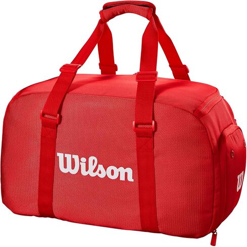 WILSON 2025 Super Tour Red Tennis Racket Bags - Red/White in Saudi Arabia