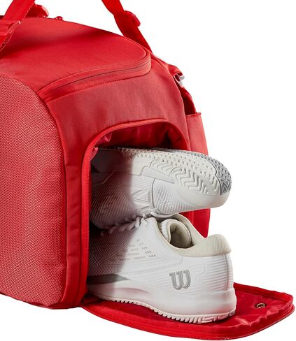WILSON 2025 Super Tour Red Tennis Racket Bags - Red/White in Saudi Arabia