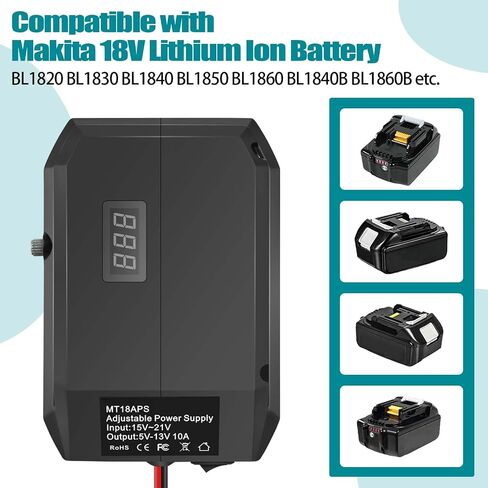 20V to12v خطوة لأسفل المحول لـ Craftsman V20 20V أيون أيون بطارية محول عجلة الطاقة ، محول محول مخفض الجهد مع ولاعة سجائر ، منظم محول باك لأجهزة السيارات in Saudi Arabia