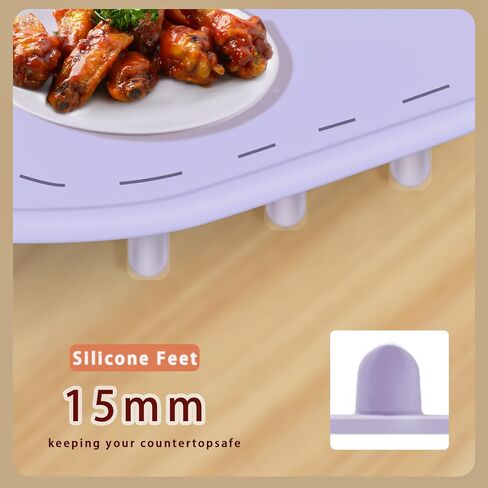 Electric Food Warming Mat with 9 Temperature Settings, Quick Heating Pad, Auto-Off Timer, Portable Silicone Food Warmer for Parties and Buffets in Saudi Arabia