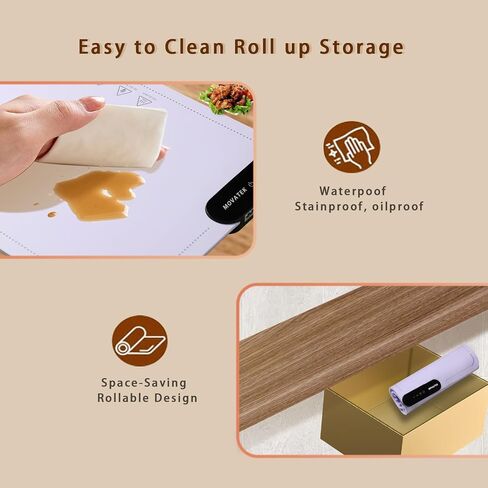 Electric Food Warming Mat with 9 Temperature Settings, Quick Heating Pad, Auto-Off Timer, Portable Silicone Food Warmer for Parties and Buffets in Saudi Arabia