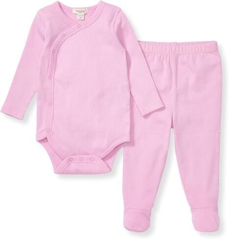 Burt's Bees Baby Unisex Baby Bodysuit & Pant Set, 100% Organic Cotton in Kuwait
