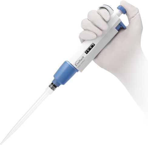 Single Channel Pipette with Adjustable Variable Volume, High Accurate Manual Micropipette for Lab, 0.1-2.5ul in Saudi Arabia