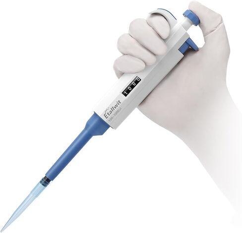 Single Channel Pipette with Adjustable Variable Volume, High Accurate Manual Micropipette for Lab, 0.1-2.5ul in Saudi Arabia