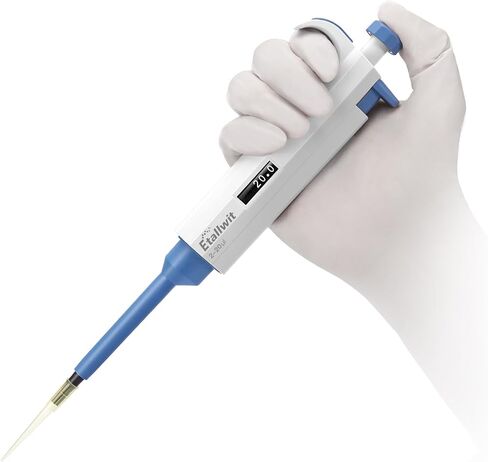 Single Channel Pipette with Adjustable Variable Volume, High Accurate Manual Micropipette for Lab, 0.1-2.5ul in Saudi Arabia