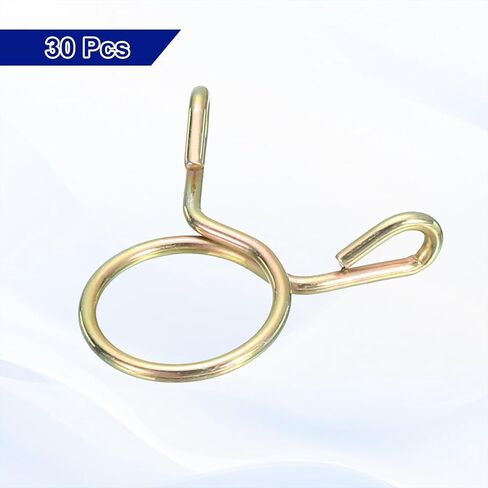 مشابك خرطوم خط الوقود من uxcell، 30 قطعة 4 مم معرف 4.8 مم بحد أقصى. ID 65Mn أنابيب المياه الفولاذية أنابيب الهواء الربيع خرطوم المشابك للدراجات النارية سكوتر ATV in Kuwait