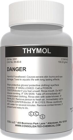 Thymol Crystals High Purity Aroma Compound (500 Grams) in Saudi Arabia