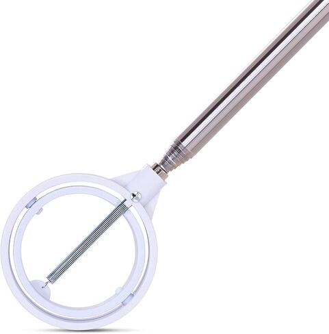 Mile High Life Golf Ball Retriever, Telescopic Golf Ball Retriever for Water with Spring Release-Ready Head, Durable Grabber Tool with Locking Clip, 80" Long, Lightweight (Yellow) in Saudi Arabia