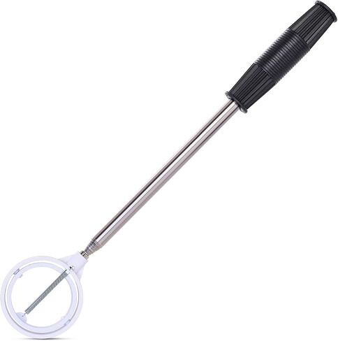 Mile High Life Golf Ball Retriever, Telescopic Golf Ball Retriever for Water with Spring Release-Ready Head, Durable Grabber Tool with Locking Clip, 80" Long, Lightweight (Yellow) in Saudi Arabia
